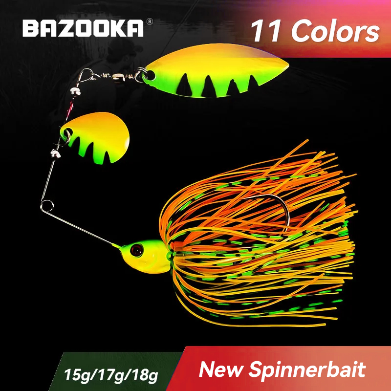 Fishing Lure Topwater - Bazooka 15g 18g Spinnerbait Fishing Lure