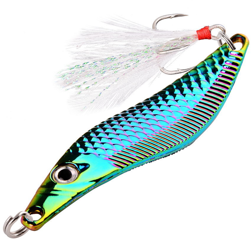 Fishing Lure Swimbait - Metal VIB Leech Spinners Spoon Lures20g