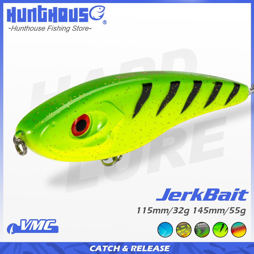 Fishing Lure Swimbait - Hunthouse Jerkbait Musky Buster Pike Fishing