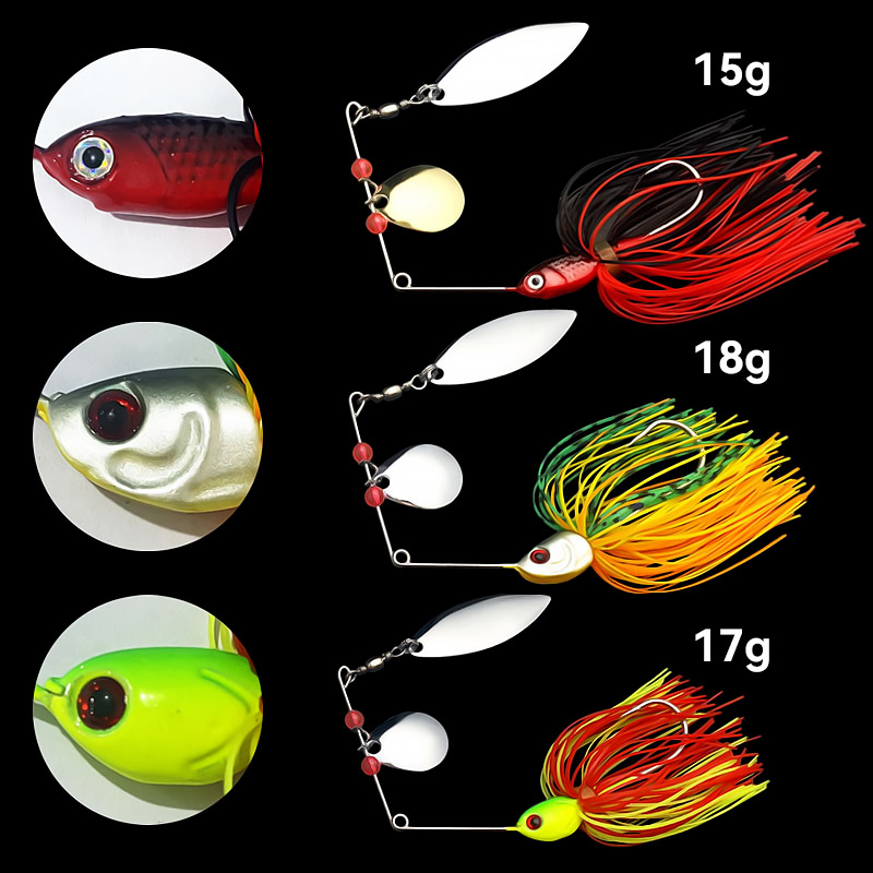 Bazooka 15g 18g Spinnerbait Fi - Fishing Lure Topwater review and price