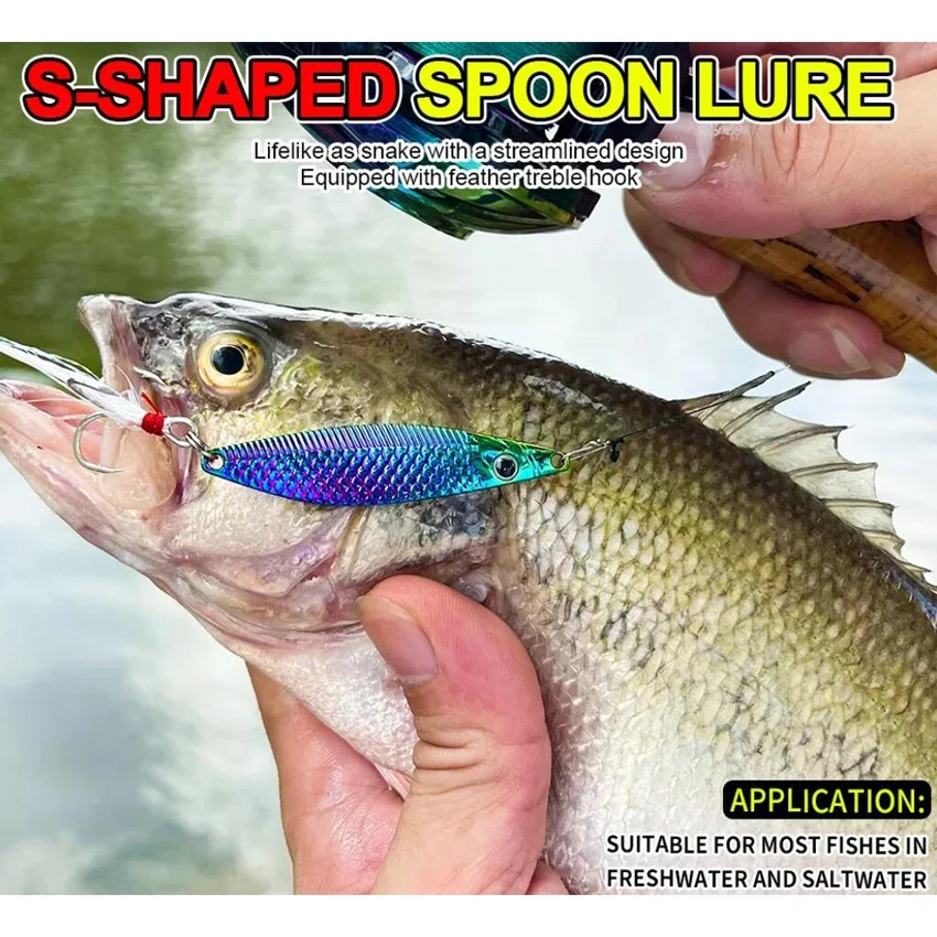 Metal VIB Leech Spinners Spoon - Fishing Lure Swimbait review and price
