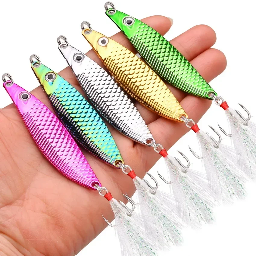 Metal VIB Leech Spinners Spoon - Fishing Lure Swimbait review and price