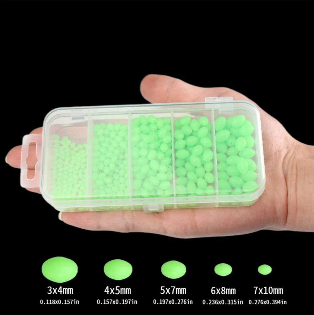 B 375Pcs/Set Night Luminous Fi - Fishing Lure Soft Plastic review and price