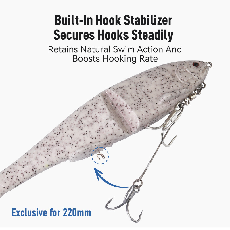 1pc Soft Jointed Swimbait Sink - Fishing Lure Swimbait review and price