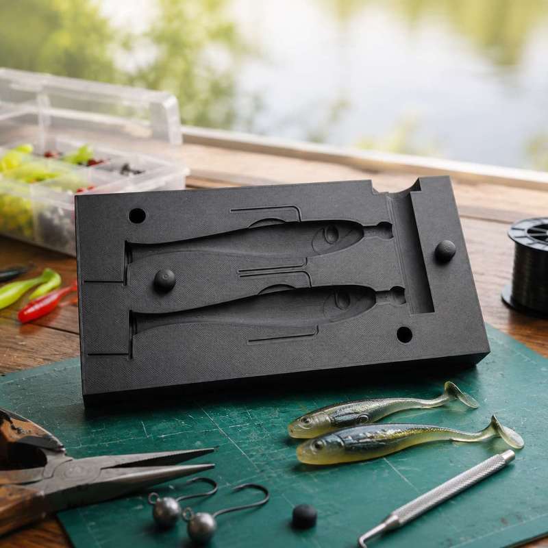 66mm Soft Bait Fishing Mold Ha - Fishing Lure Making Kit review and price