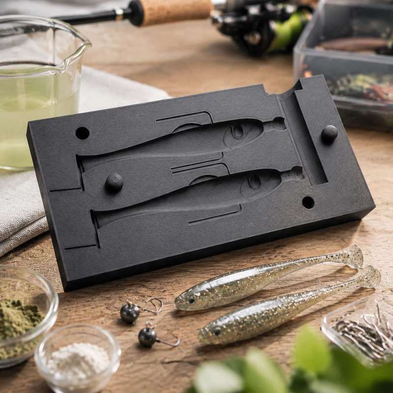 66mm Soft Bait Fishing Mold Ha - Fishing Lure Making Kit review and price