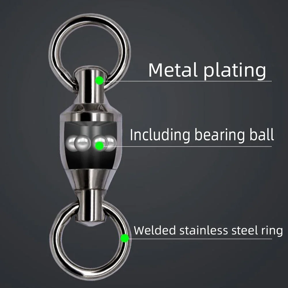 DNDYUJU 50pcs Fishing Swivels  - Fishing Lure Accessories review and price