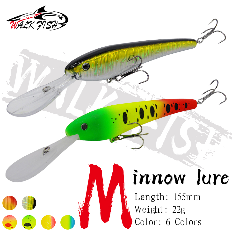 WALK FISH 1PCS Minnow Fishing  - Fishing Lure Crankbait review and price